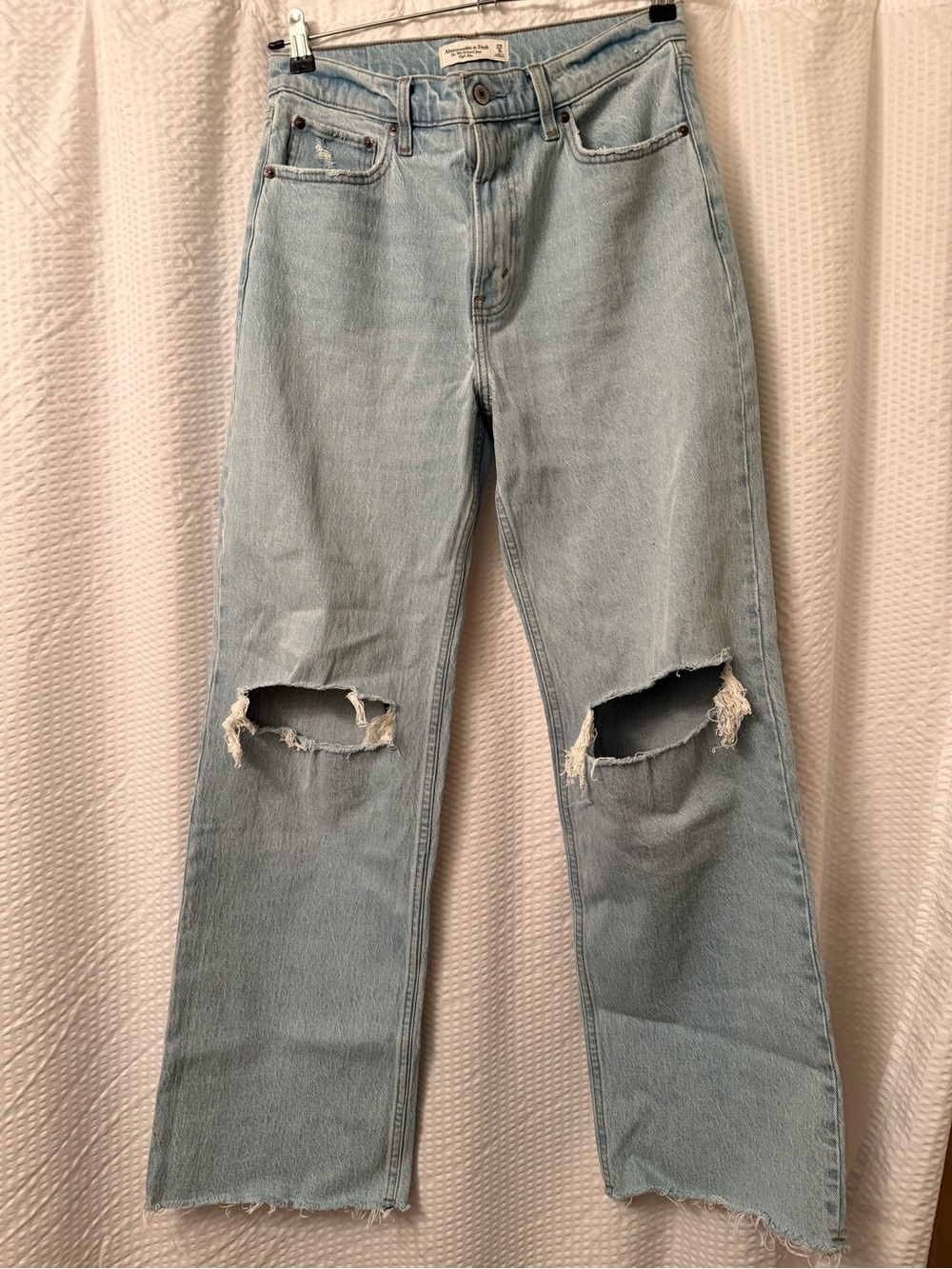 Abercrombie & Fitch The 90's Relaxed Jean High Rise Sz 29 / 8 Straight Denim